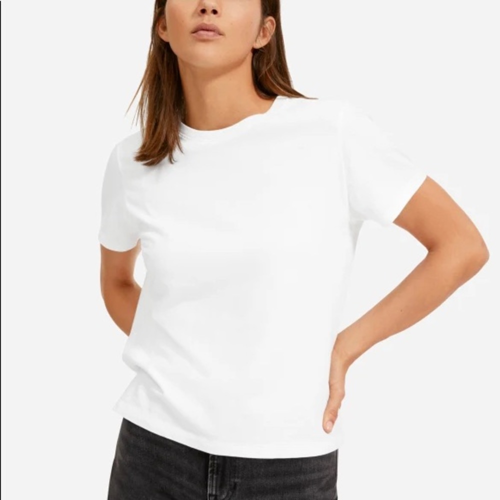 Everlane Box Cut White T shirt